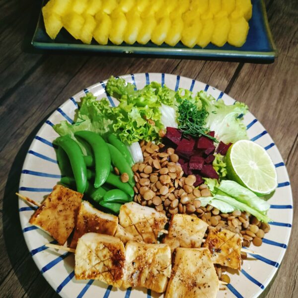 Salad mix hạt đậu lăng